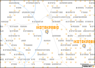 map of Ikot Akpabio