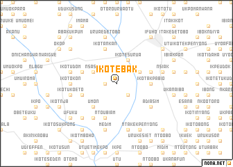 map of Ikot Ebak