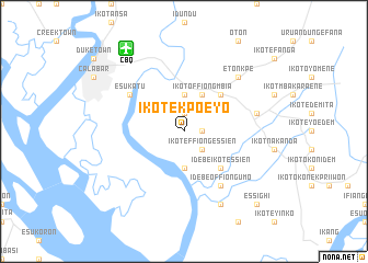 map of Ikot Ekpo Eyo