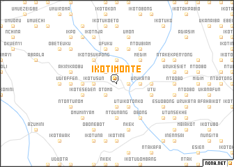 map of Ikot Imonte