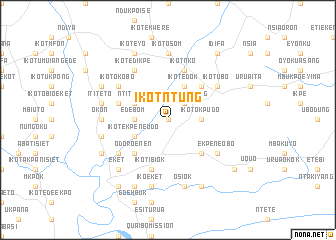 map of Ikot Ntung