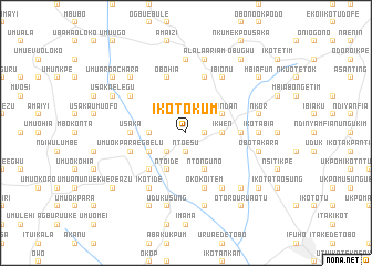 map of Ikot Okum