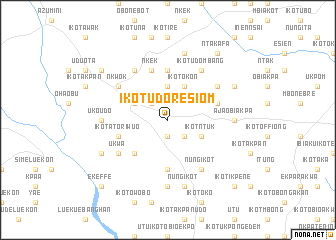 map of Ikot Udor Esiom