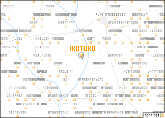 map of Ikot Uko