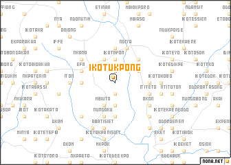 map of Ikot Ukpong