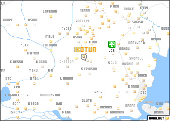 map of Ikotun