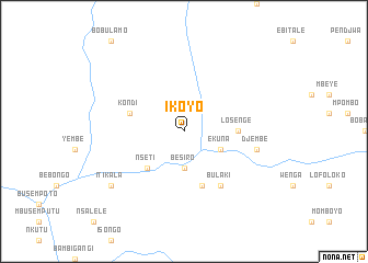 map of Ikoyo