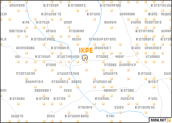 map of Ikpe
