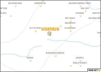 map of Iksanovo