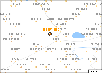 map of Iktushka