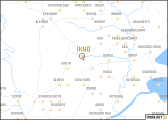 map of Ikwo