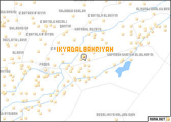 map of Ikyād al Baḩrīyah
