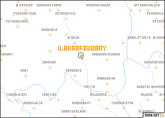 map of Ilaka Afovoany
