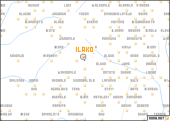 map of Ilako