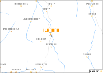 map of Ilanana