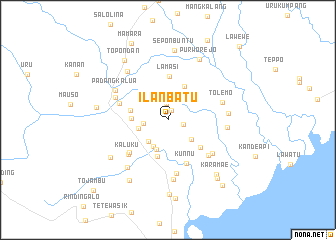map of Ilanbatu