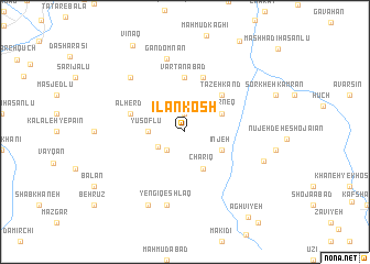 map of Īlānkosh