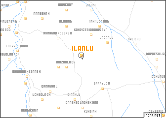 map of Īlānlū