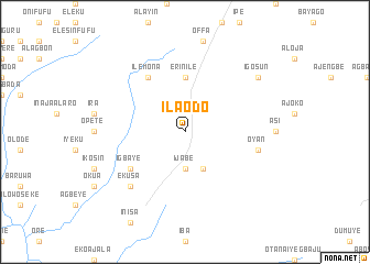 map of Ila Odo