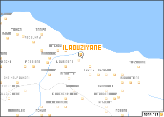 map of Ilaouziyane