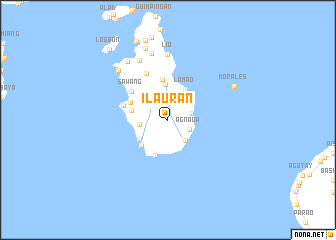 map of Ilauran