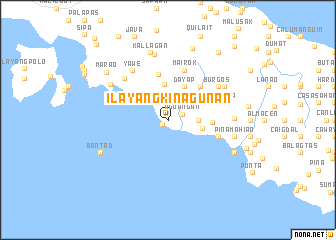 map of Ilayang Kinagunan