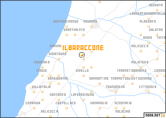 map of Il Baraccone