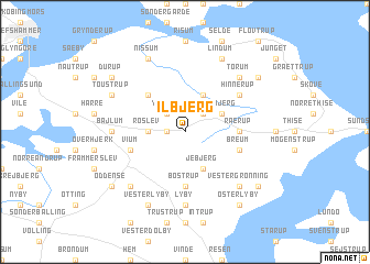 map of Ilbjerg