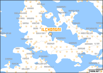 map of Ilchŏng-ni