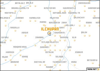 map of Īl Chūpān