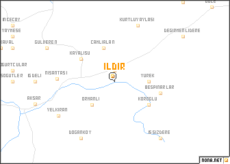 map of Ildır