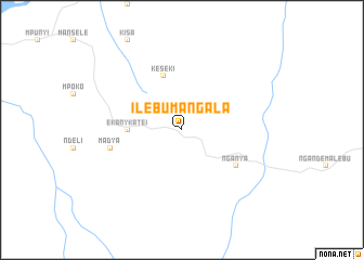 map of Ilebumangala