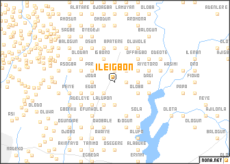 map of Ile Igbon