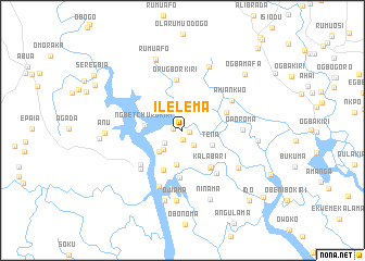 map of Ilelema