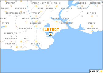 map of Île-Tudy