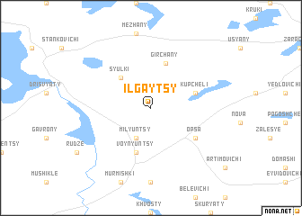 map of Ilgaytsy