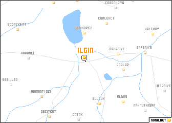 map of Ilgın