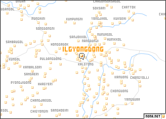 map of Ilgyŏng-dong
