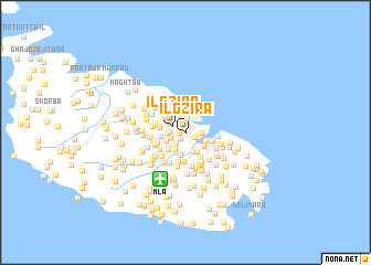 map of Il- Gżira
