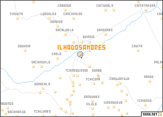 map of Ilha dos Amores