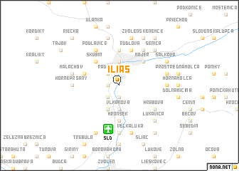map of Iliaš