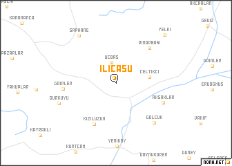 map of Ilıcasu