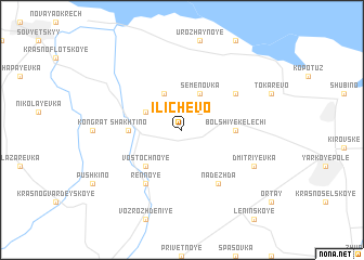 map of Ilʼichëvo
