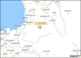 map of Ilimnan