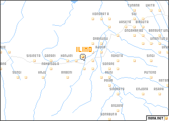 map of Ilimo