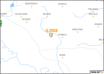 map of Ilinge