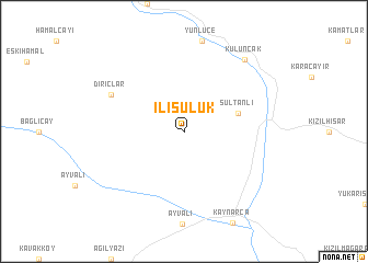 map of Ilısuluk