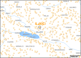 map of Iljkići