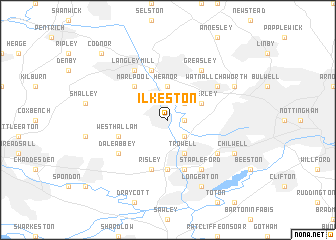 map of Ilkeston