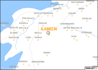 map of Īlkhechī